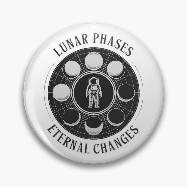 Item preview, Lunar Phases Astronaut Space Exploration designed and sold by Zanigold.