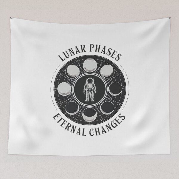 Item preview, Lunar Phases Astronaut Space Exploration designed and sold by Zanigold.