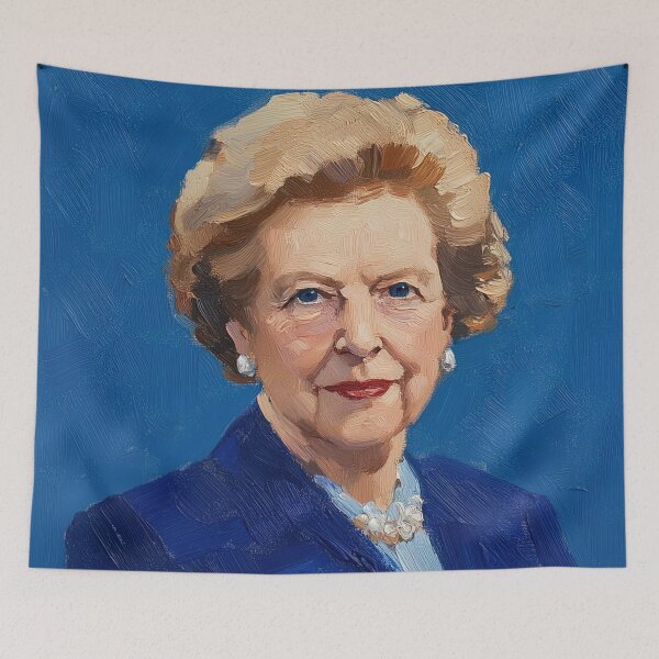 Item preview, Margaret Thatcher | Post-impressionist painting style designed and sold by ComicsFactory.