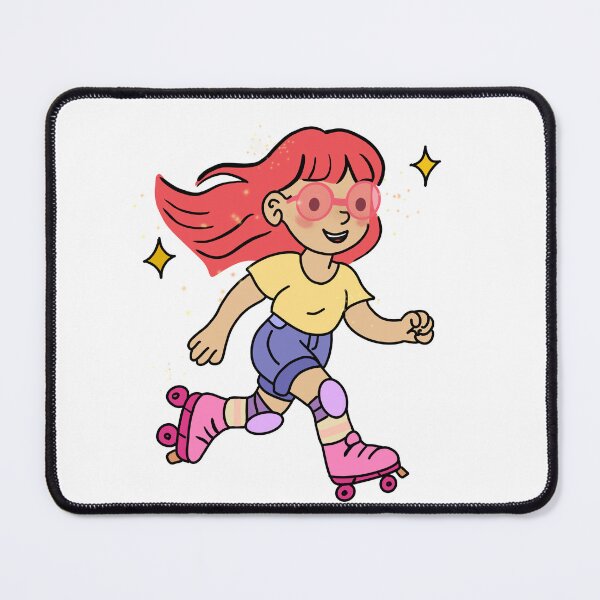 Item preview, Roller Skater Cutie designed and sold by Doodls-by-Brit.
