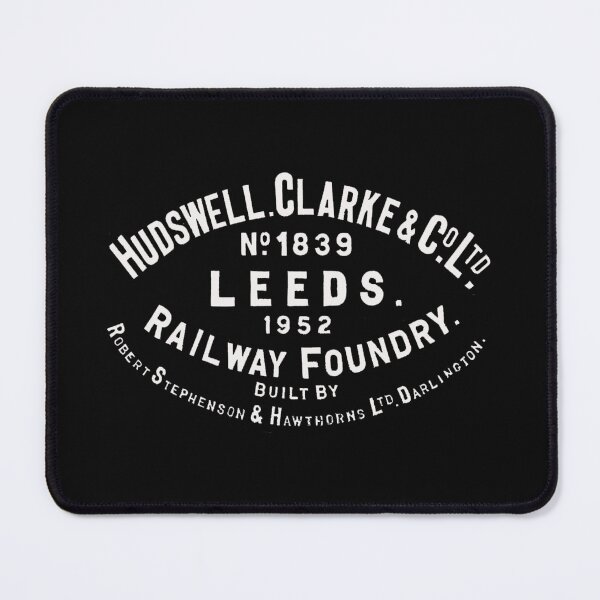Item preview, Vintage Hudsell Clarke and Company - No. 1839 - Leeds Railway Foundry -  1952 Locomotive Builders Plate - Leeds, England designed and sold by QuayTradingCo.