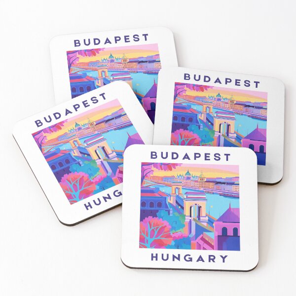 Item preview, Budapest: Bridges of Light – Budapest Dreamscape designed and sold by WanderingPrints.