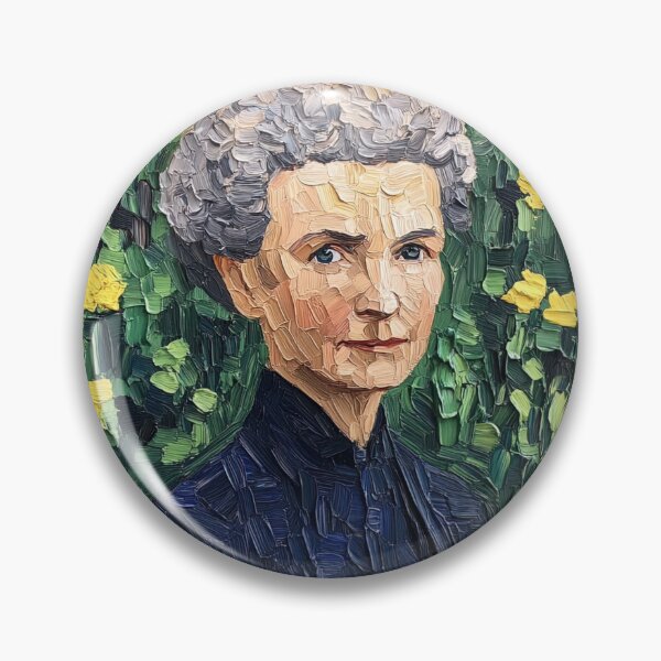 Item preview, Marie Curie | Post-impressionist painting style designed and sold by ComicsFactory.
