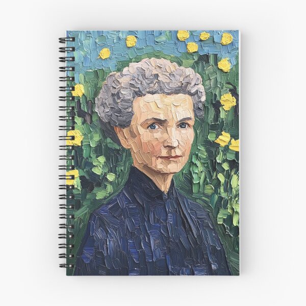 Item preview, Marie Curie | Post-impressionist painting style designed and sold by ComicsFactory.