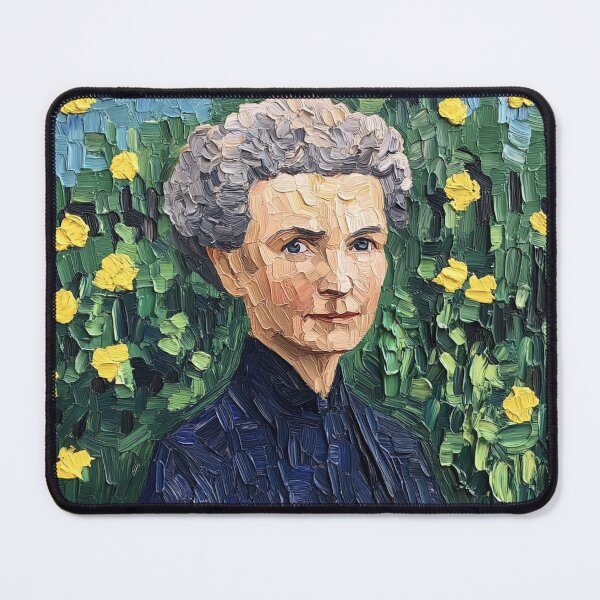 Item preview, Marie Curie | Post-impressionist painting style designed and sold by ComicsFactory.