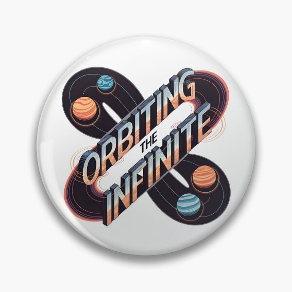 Item preview, Orbiting the Infinite Space Aesthetic Sci-Fi  designed and sold by Zanigold.