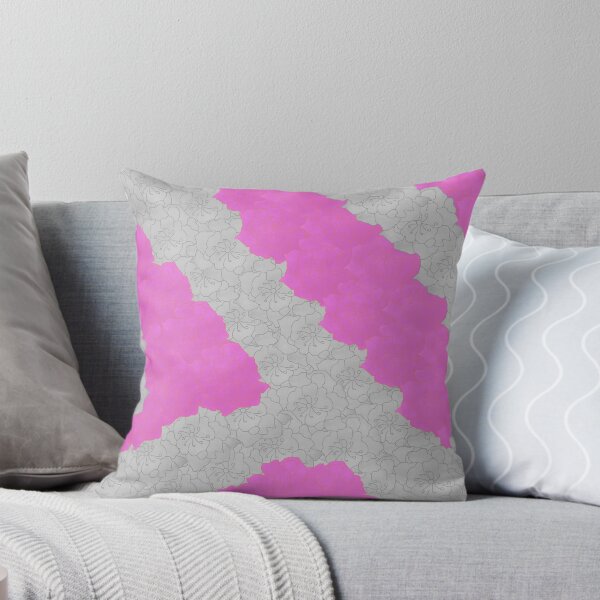 Item preview, Silver & Bubblegum Pink Flower Collage designed and sold by rainestore.