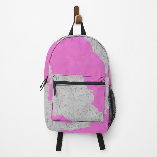Item preview, Silver & Bubblegum Pink Flower Collage designed and sold by rainestore.