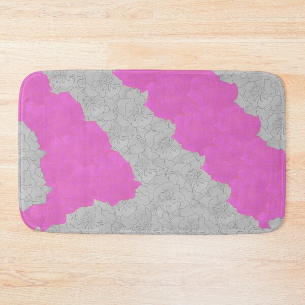 Item preview, Silver & Bubblegum Pink Flower Collage designed and sold by rainestore.