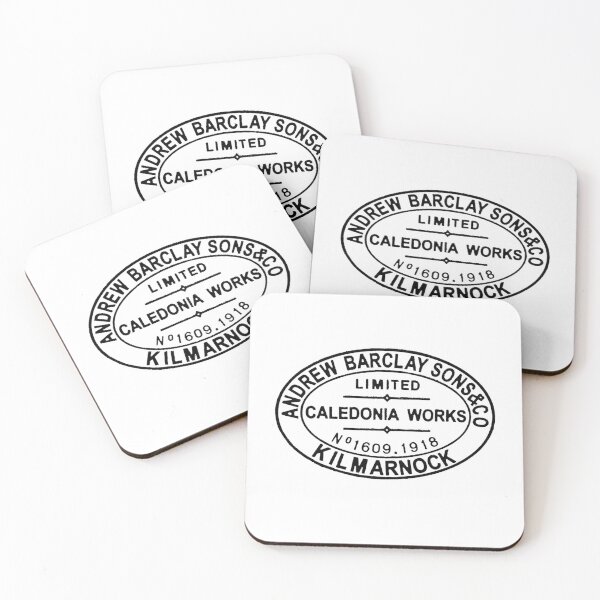 Item preview, Vintage Andrew Barclay Sons and Comany - Caledonia Works - Kilmarnock, Scotland - 1609 Locomotive Builder Plate designed and sold by QuayTradingCo.