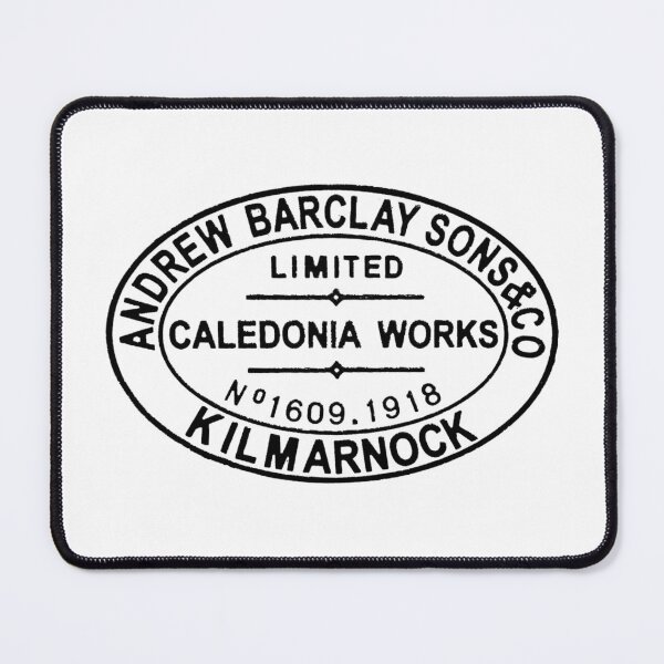 Item preview, Vintage Andrew Barclay Sons and Comany - Caledonia Works - Kilmarnock, Scotland - 1609 Locomotive Builder Plate designed and sold by QuayTradingCo.