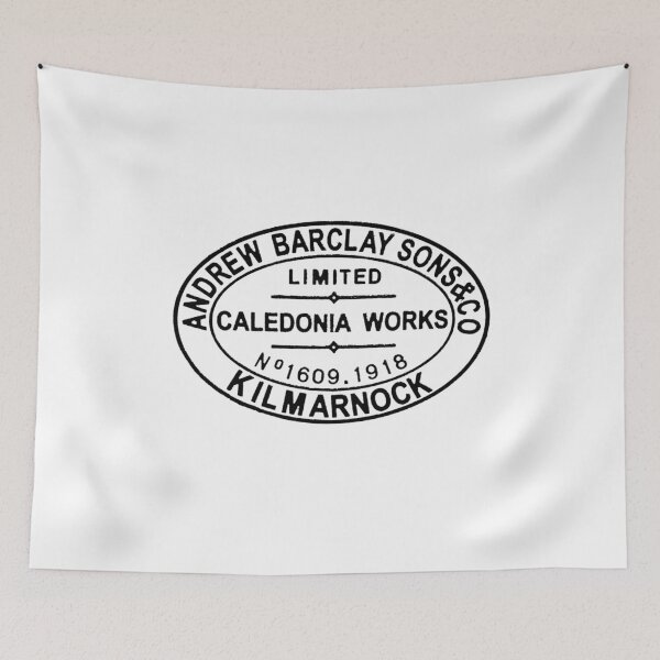 Item preview, Vintage Andrew Barclay Sons and Comany - Caledonia Works - Kilmarnock, Scotland - 1609 Locomotive Builder Plate designed and sold by QuayTradingCo.