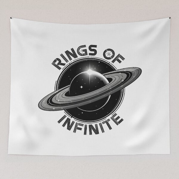 Item preview, Rings of Infinite Saturn Space Aesthetic  designed and sold by Zanigold.