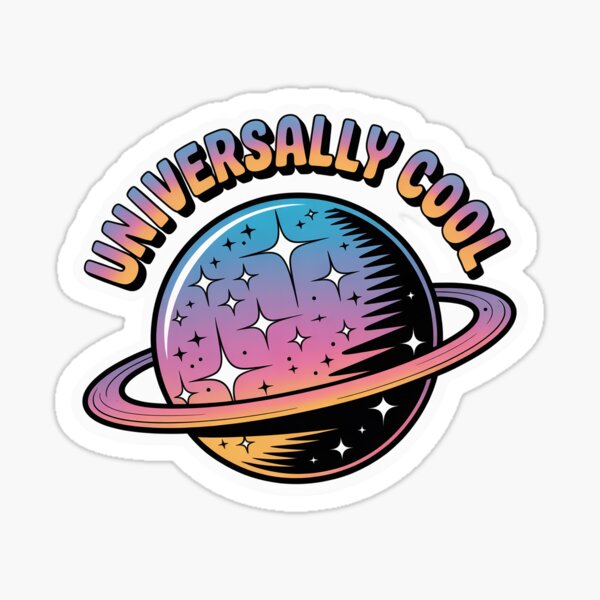 Item preview, Universally Cool designed and sold by MyDigitalStickerbook.