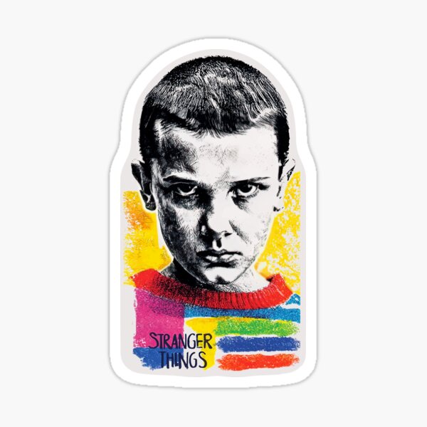 Item preview, Stranger Things Eleven Character Pop Art designed and sold by Atlas Kai.