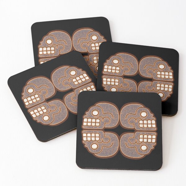 Item preview, The death symbol, Miquiztli In 4 skulls designed and sold by DaveDanchuk.
