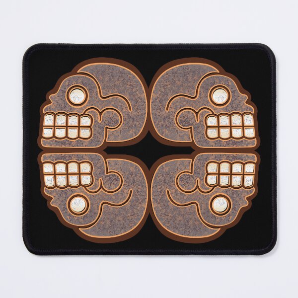 Item preview, The death symbol, Miquiztli In 4 skulls designed and sold by DaveDanchuk.