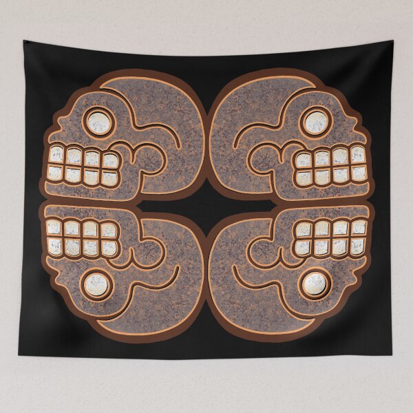 Item preview, The death symbol, Miquiztli In 4 skulls designed and sold by DaveDanchuk.