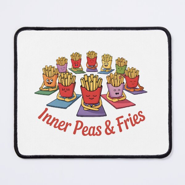 Item preview, Yoga Fries  - Mindful Munchies   designed and sold by Dazzle-Sizzle.