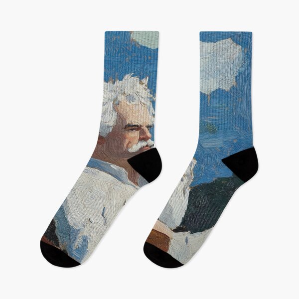 Item preview, Mark Twain | Post-impressionist painting style designed and sold by ComicsFactory.