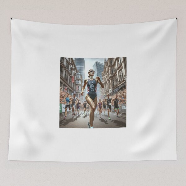 Item preview, "Eyes Forward, Heart Racing" designed and sold by Triathlongram.