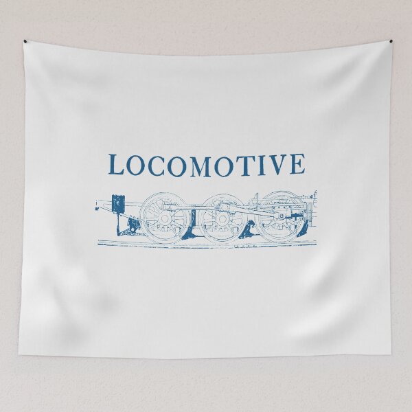 Artikelvorschau, Vintage Locomotive Wheels Blueprint entworfen und verkauft von QuayTradingCo.