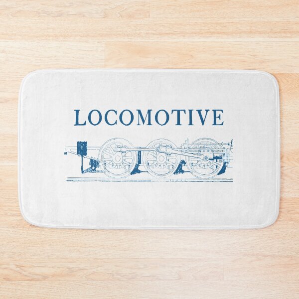 Artikelvorschau, Vintage Locomotive Wheels Blueprint entworfen und verkauft von QuayTradingCo.