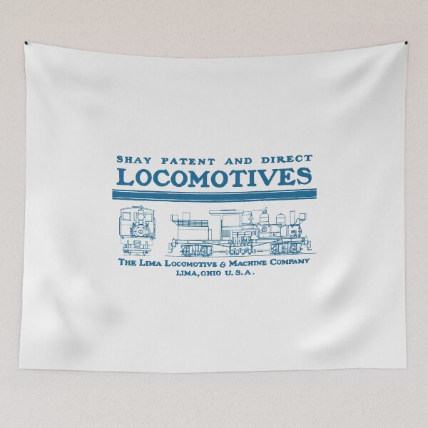 Artikelvorschau, Vintage Shay Locomotives - The Lima Locomotive and Machine Company - Lima, Ohio entworfen und verkauft von QuayTradingCo.