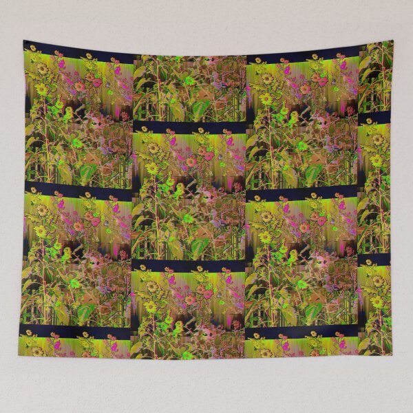 Item preview, Yellow Pink Sunflowers designed and sold by the.glitch_unknown.
