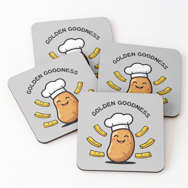 Item preview, Cute Potato Chef – Funny Kawaii Food Art, French Fries Cartoon  designed and sold by Dino-Lune.
