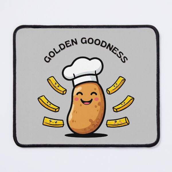 Item preview, Cute Potato Chef – Funny Kawaii Food Art, French Fries Cartoon designed and sold by Dino-Lune.