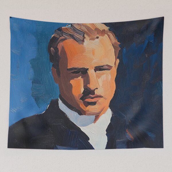 Item preview, Marlon Brando | Post-impressionist painting style designed and sold by ComicsFactory.