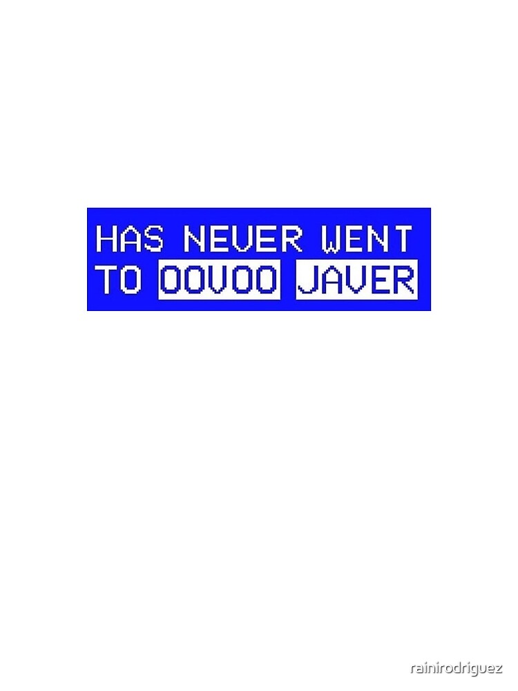 i never went to oovoo javer