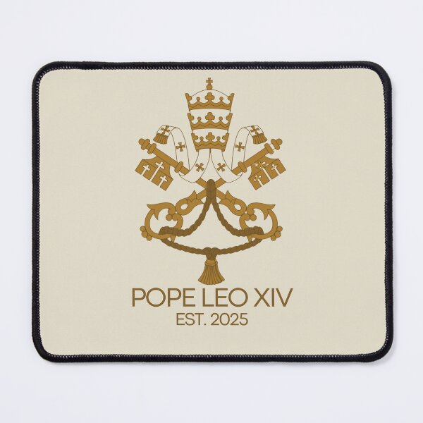 Item preview, Papal Emblem of Leo XIV - Tiara and Keys of St. Peter designed and sold by AOCollections.