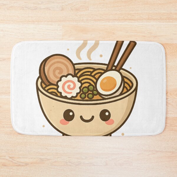 Item preview, Kawaii Ramen Bowl – Cute Japanese Noodles designed and sold by NipponPop.