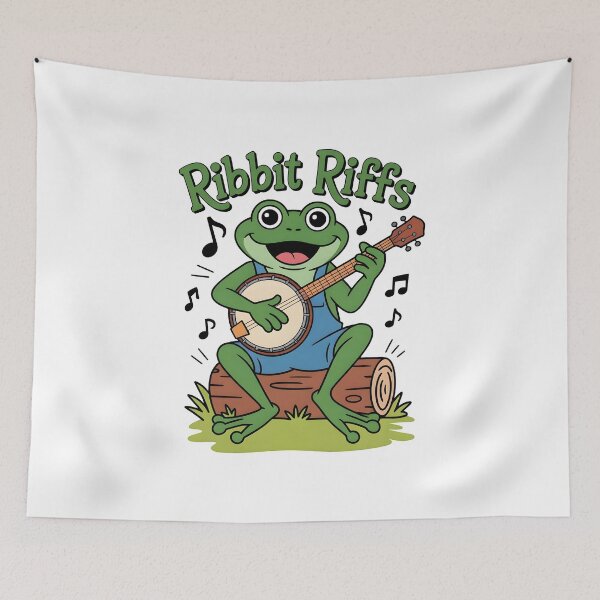Item preview, Banjo Frog Vibes designed and sold by Dazzle-Sizzle.