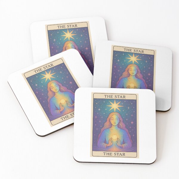 Item preview, The Star – Tarot card of hope and inner guidance designed and sold by Spiritualartz.