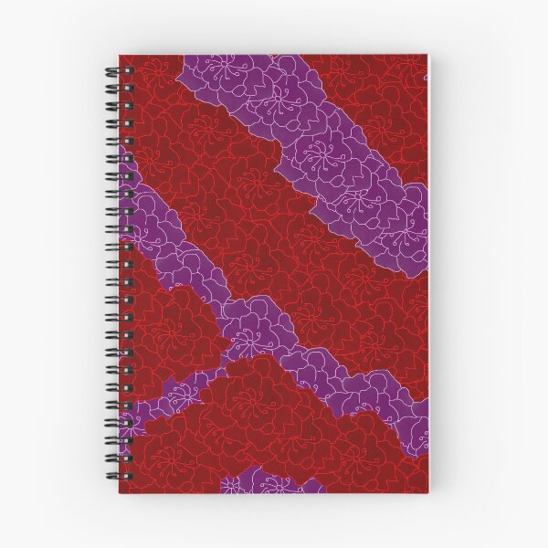 Aperçu de l'œuvre Collage de fleurs rouges et pruniers créée et vendue par rainestore.