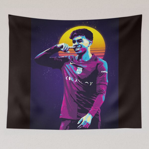 Item preview, Lamine Yamal retro 80s designed and sold by MAX MILLER.