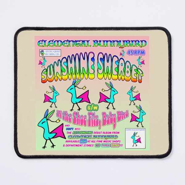 Item preview, Elemental Bunnybird: "Sunshine Sherbet" b/w "If the Shoe Fits, Baby Bird" (1967) designed and sold by SBVillard.