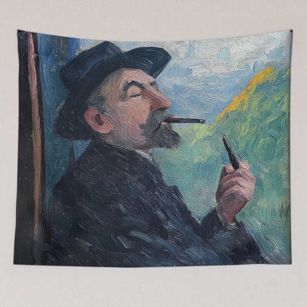 Item preview, Martin Heidegger | Post-impressionist painting style designed and sold by ComicsFactory.