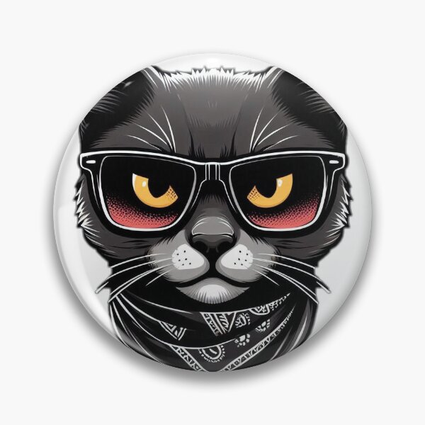 Item preview, Badass Cat designed and sold by cool-designz1.