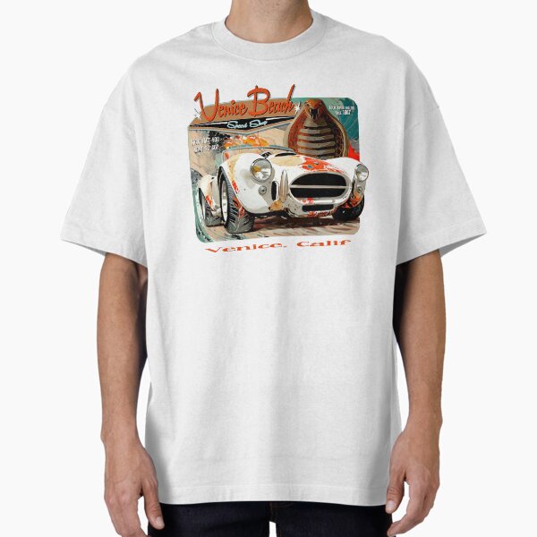 Venice Beach Speed Shop – Mystic Cobra Expressionist Muscle Car Art Oversized T-Shirt