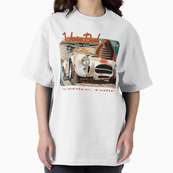 Venice Beach Speed Shop – Mystic Cobra Expressionist Muscle Car Art Oversized T-Shirt