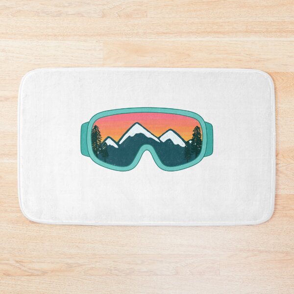 Item preview, Sunset Mountains Ski Goggles designed and sold by honeybutterfly.