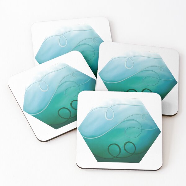 Item preview, Loops in Teal designed and sold by lezell.