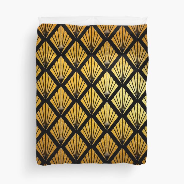 Item preview, Art Deco Pattern in (Faux) Gold and (Faux) Copper Hues designed and sold by DEC02.