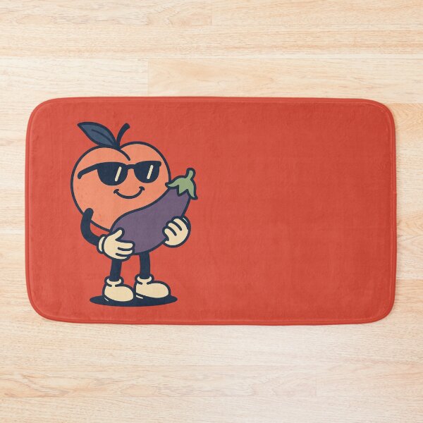 Item preview, Just Chillin' Series: Peach happy with an eggplant #1 designed and sold by lapart.