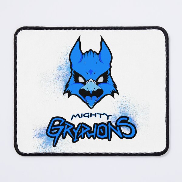 Artikelvorschau, Gryphon-Maskottchen - Blau entworfen und verkauft von Hakuho-BG.