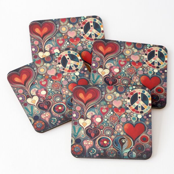 Item preview, Vintage Hippy Art designed and sold by TheDarkWardrobe.